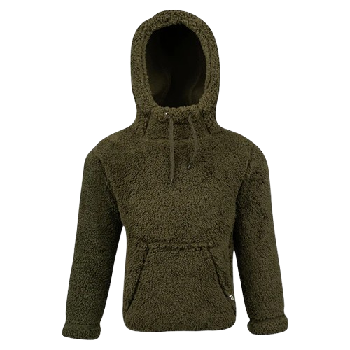 sherpa fleece hoodie