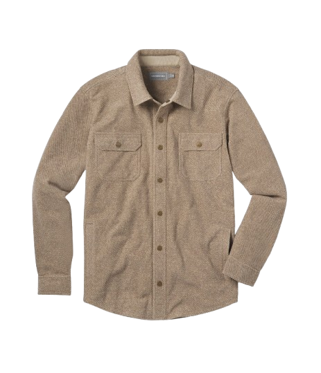 twill shacket